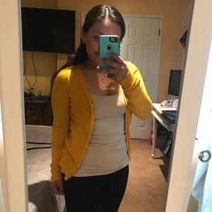 Mustard cardigan